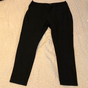 Zac & Rachel Woman 1X black crop pants